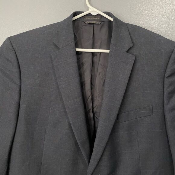 Lauren Ralph Lauren Blazer Suit Jacket Mens 46R Wool‎ Single Breasted Two Button - Picture 2 of 11